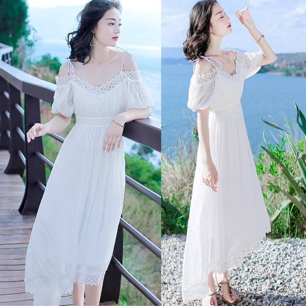 マキシワンピース 夏 キャミワンピ半袖 ワンピース マキシワンピマキシワンピ ロングワンピースワンピース レディース ワンピース ホワイト 白ワンピース