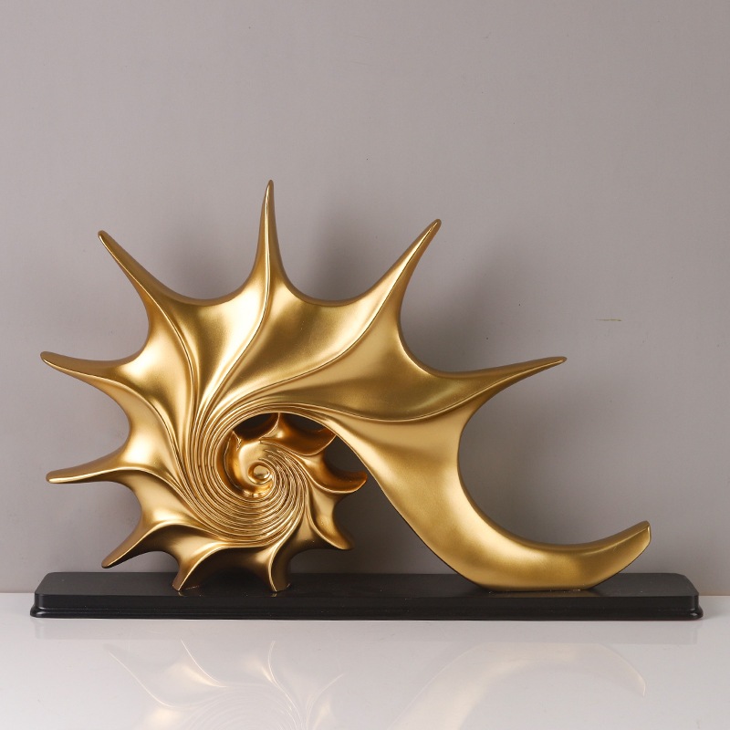 オブジェ 巻き貝 エレガント 置物 オーナメント おしゃれ かわいい 北欧 インテリア モダン シック プレゼント ゴールド 白 ホワイト