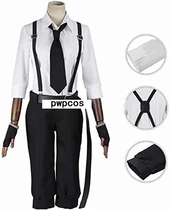 文豪ストレイドッグス 中島敦 コスプレ衣装 コスチューム 男女兼用 アニメ 仮装