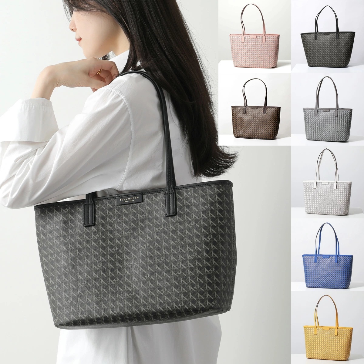 TORY BURCH トリーバーチ トートバッグ EVER READY エバーレディー 147748 レディース スモール ジップトート ポーチ付き 鞄 カラー7色