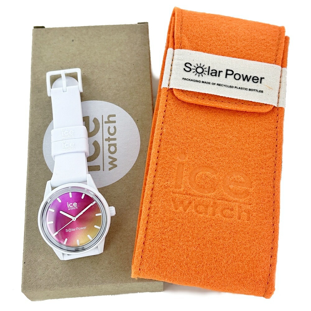 アイスウォッチ 腕時計 手表 ソーラー メンズ レディース ホワイト シリコンバンド 軽い 旅行 ICEWATCH インスタ SNS 当店人気 男性ギフト 女性ギフト 実用 おしゃれ 誕生日 プレゼン