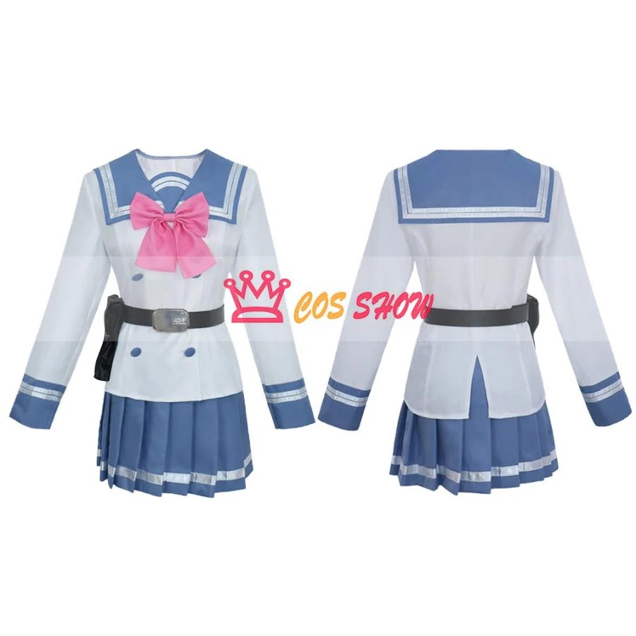 ゆり）コスプレ衣装 ハロウィン イベント 本城遊理（ほんじょう cosplay ステージ 人気商品N0.1 学園祭 靴下＋ベルト付き 天空侵犯 仮装