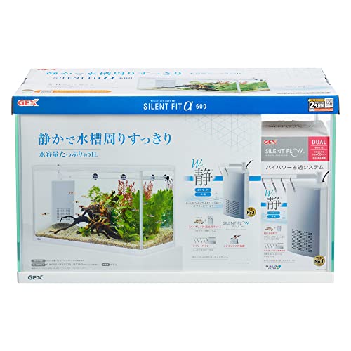 ジェックス GEX AQUARIUM サイレントフィット アルファ 600 静音・省電力フィルター付 サカナ用 8,295円