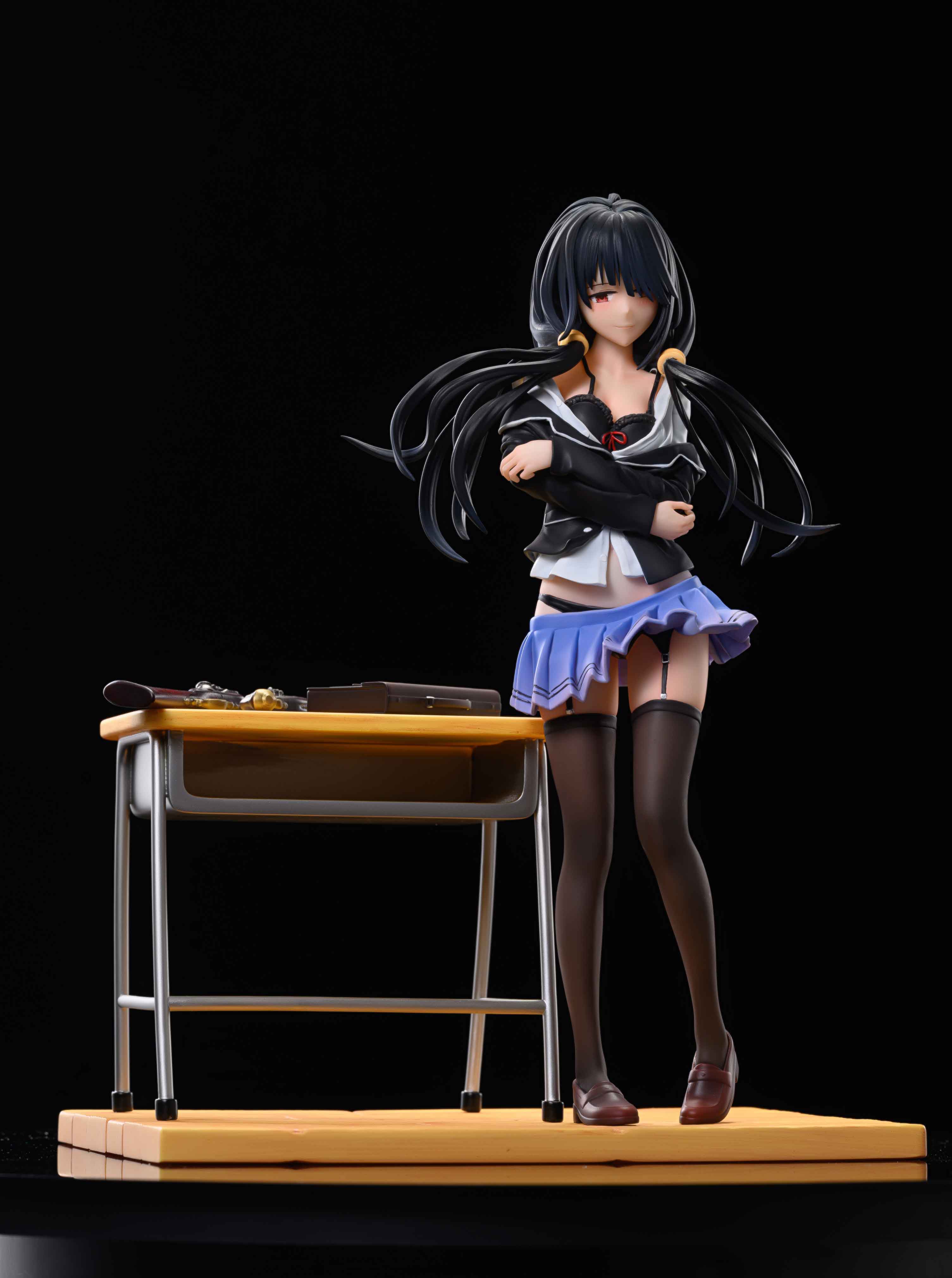 時崎狂三 ときさきくるみ フィギュア 制服Ver. 1/6スケール 塗装済み完成品 ガレージキット W.H.Y.S 限定販売 スタチュー