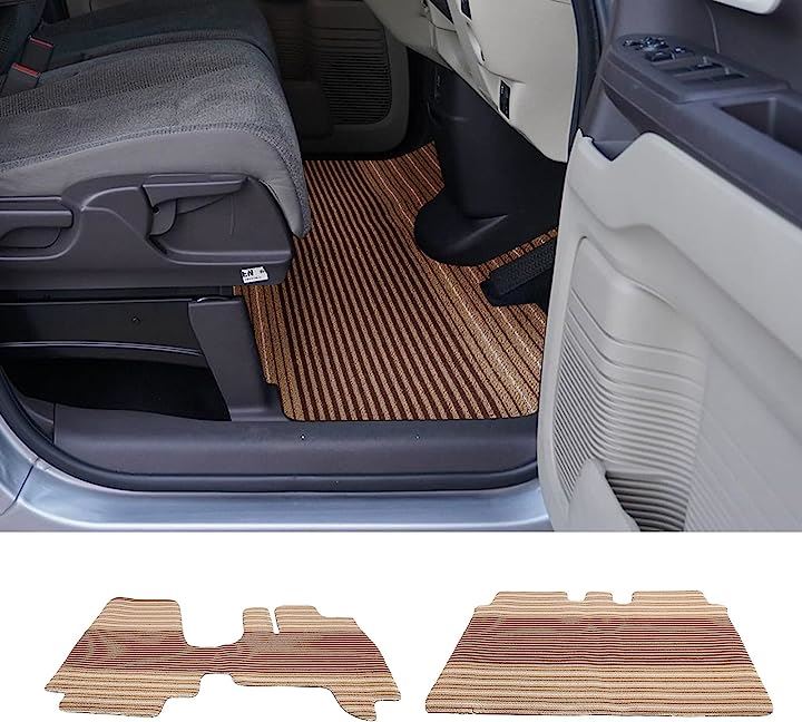 新型 HONDA ホンダ N-BOX 2017～2021 JF3 JF4 専用 カーマット フロアマット(ベージュ)