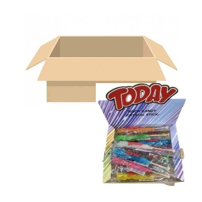 【業務用】ロックキャンディスティック 18本×12箱セット／追加料金なしお届け対応／韓国輸入菓子／卸売・販売用にもおすすめ