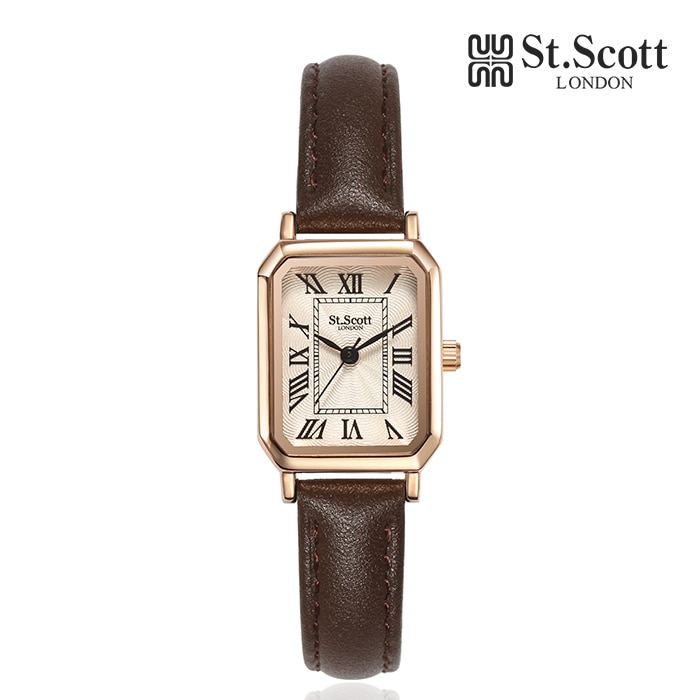 ST.SCOTT LONDON ST5088RRBR ブレンタレザーウォッチ 8,308円