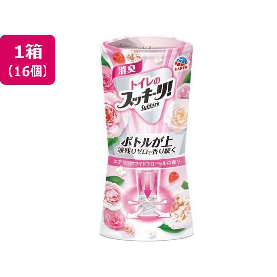 トイレのスッキーリ! エアリーホワイトフローラルの香り 400mL 16個 アース製薬 4,734円