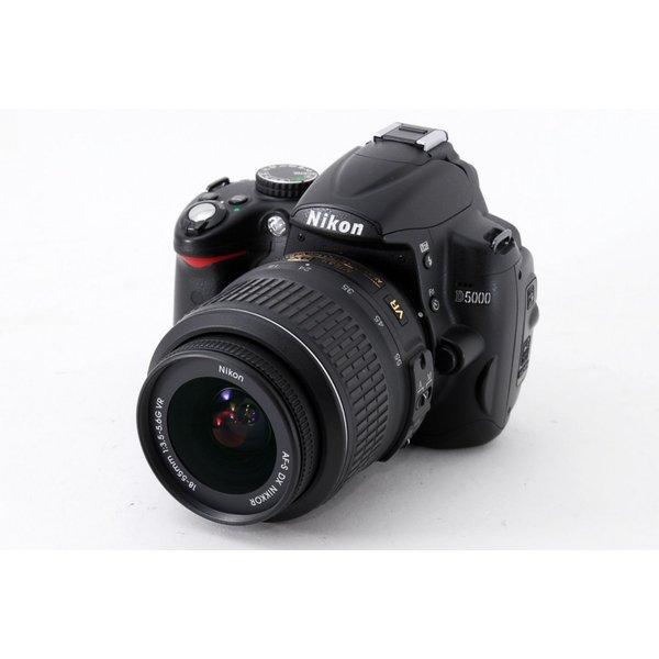 【中古】ニコン Nikon D5000 レンズキット 美品 新品 SDカードストラップ付き