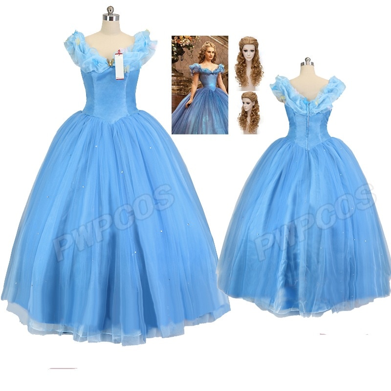 最安値挑戦 大人用 変装 文化祭 宴会 パーティー ハロウイン 文化祭 演劇服装 学園祭 文化祭 結婚式 プリンセスドレス フルセットバニエ付き コスプレ衣装 Cinderella ドレス シンデレラ