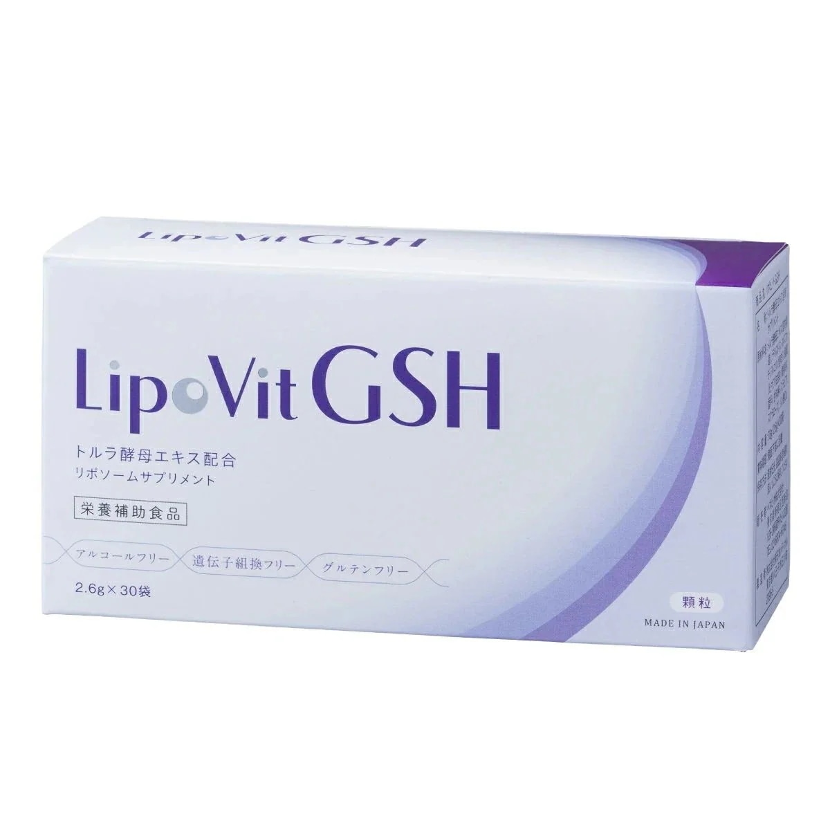 [国内正規品]リポビット LipoVit GSH（リポビットGSH) 30包入 点滴療法研究会推奨 リポソーム GSH 白玉成分配合 グリシン システイン ペプチド 白玉サプリメント 粉末 国産