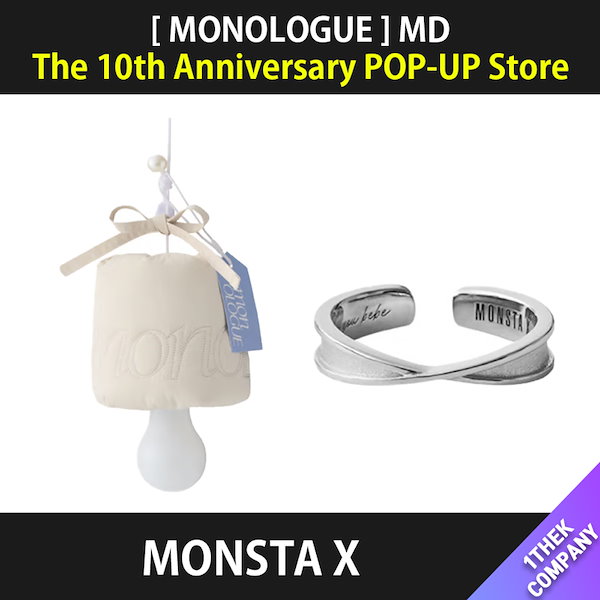 【新品未使用】MONSTA X 10周年 POPUP シルバーリング Qoo10] STARSHIPエンターテインメント [選択]（SILVER RING / L