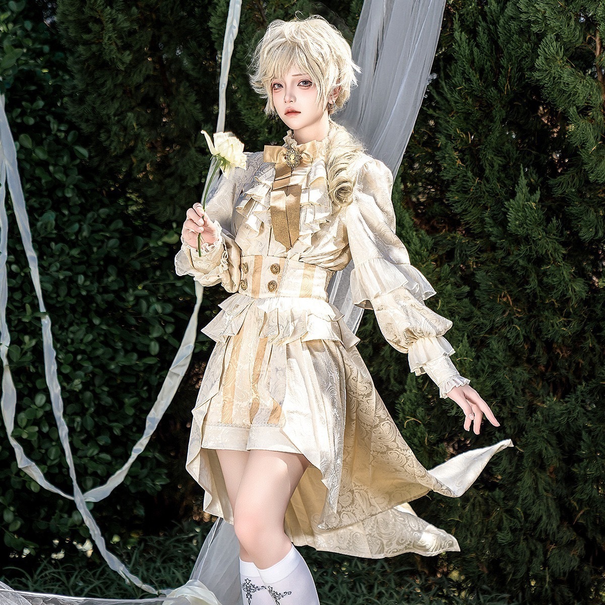 正規品リトルプリンスlolitaシャツバックスカートロリータキッド衣装ジャージー少感