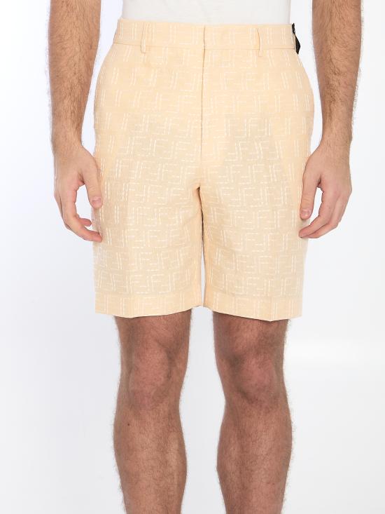 FENDI Men Shorts FB0821 YELLOW