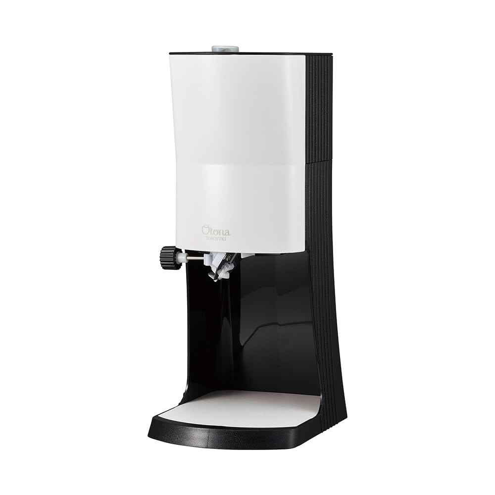 【2024年モデル】 ドウシシャ 電動ふわふわとろ雪かき氷器プライム 刃の高さ調節機能付き ワイドトレイ 製氷カップ2個付き（Mサイズ） レシピ付き ブラック