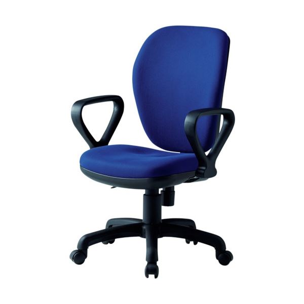 藤沢工業 オフィスチェア ループ肘付 ネイビー FST-77A-NV 1脚 組立品 36,872円
