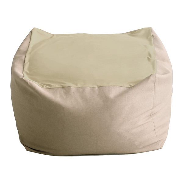 ホームテイスト SH-07-NGMV-L キューブ型ビーズクッション ライトカラー Guimauve Neo-ギモーブネオ- カラーズ Lサイズ ベージュ メーカー直送