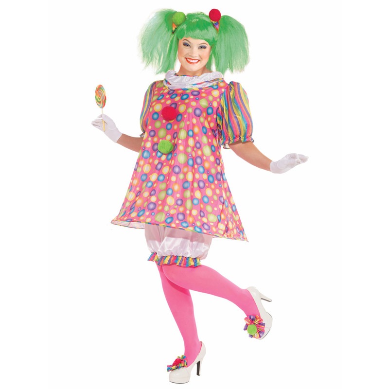 コスプレ 仮装 ティクルクラウン Plus (大きいサイズ) 【 コスプレ 衣装 ハロウィン 仮装 レディース 服 コスチューム 大きいサイズ ピエロ ピエロ衣装 ぴえろ パーティーグッズ 余興 ピエ