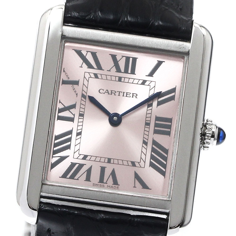 カルティエ CARTIER W5200000 タンクソロSM クォーツ レディース 良品 _894881【中古】