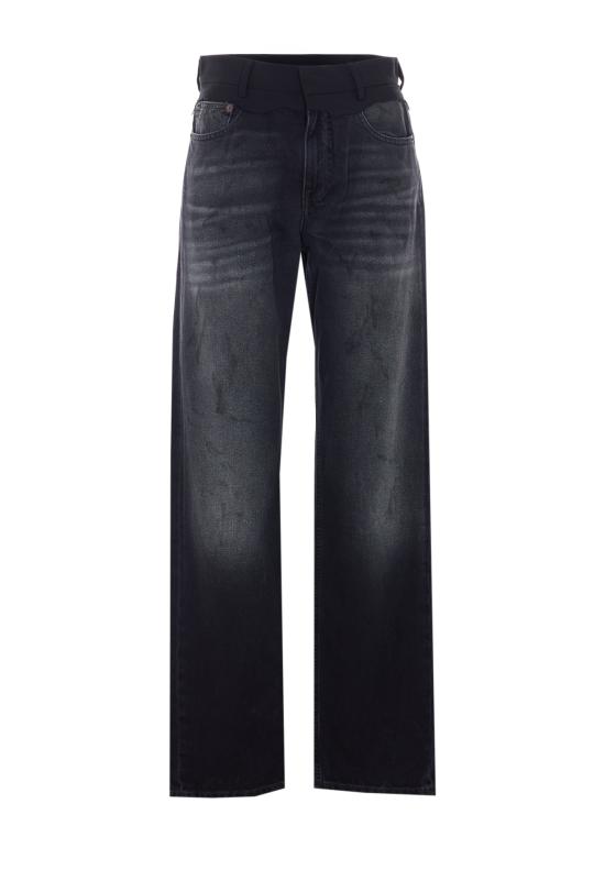 MM6 MAISON MARGIELA Women Denim Pants S52LA0270 M30064961 Black