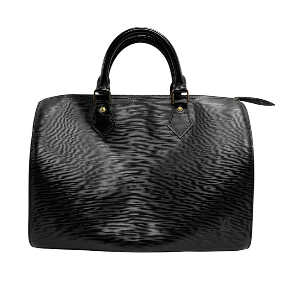 ルイ ヴィトン LOUIS VUITTON ハンドバッグ エピ スピーディ30 エピレザー ブラック ゴールド レディース z3011
