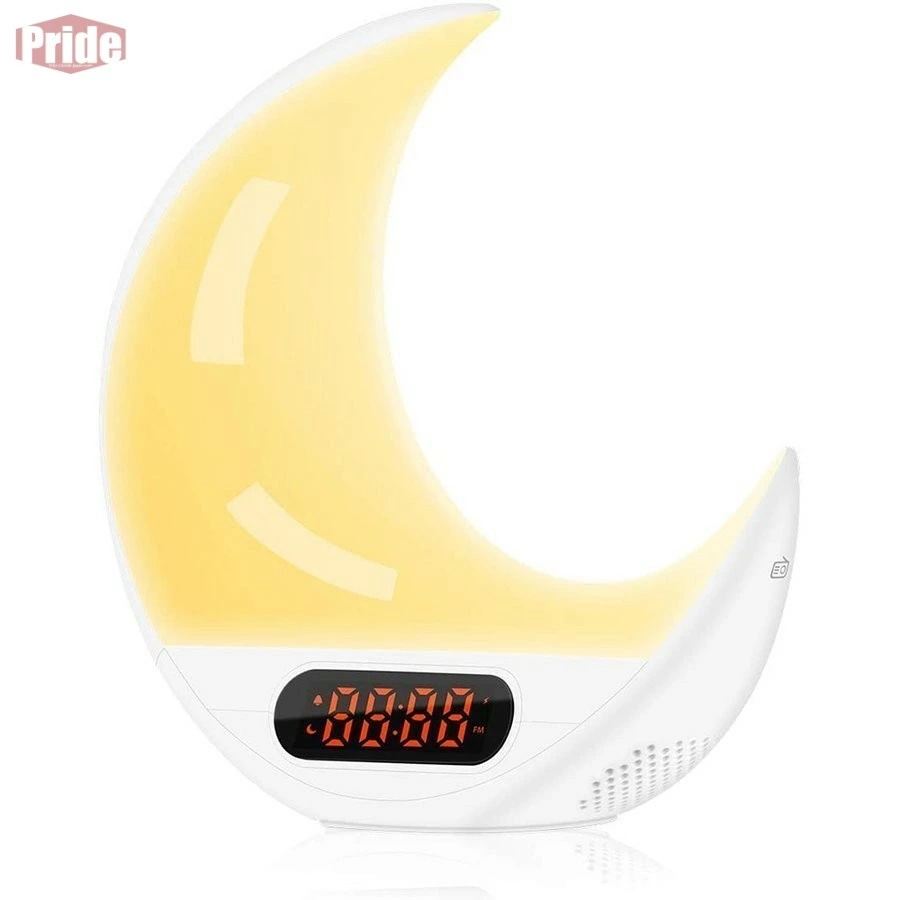 人気SALE 光目覚まし時計 ベッドセットランプ リモコン 目覚まし時計 光と音 10段階調光 ７色変換 七つの自然音 日の出/日の沈み再現 ベッドサイドランプ