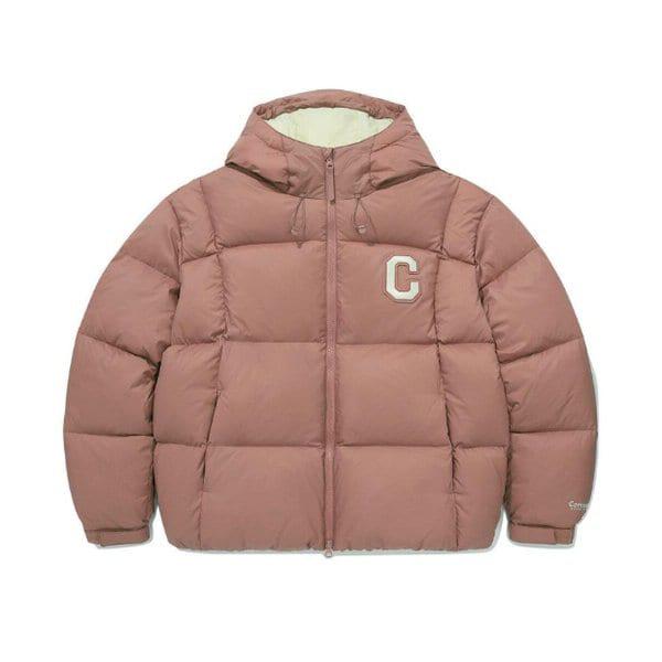 パディング JQS CO2404DP23-DK RDS カレッジボリュームフードダウン ダスティピンク