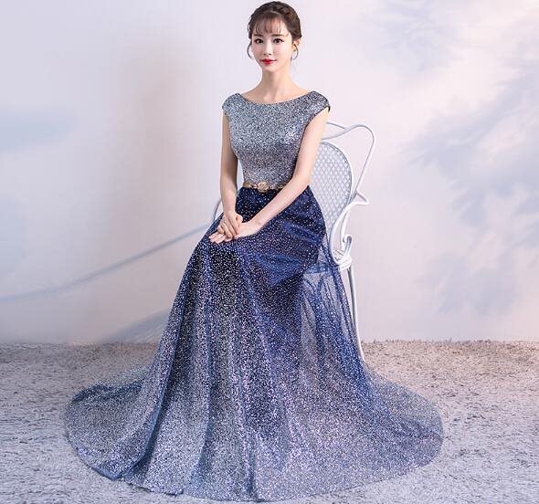 お呼ばれ「キラキラ イブニングドレス」 結婚式 二次会 パーティードレス 卒入式 同窓会 2次会 大