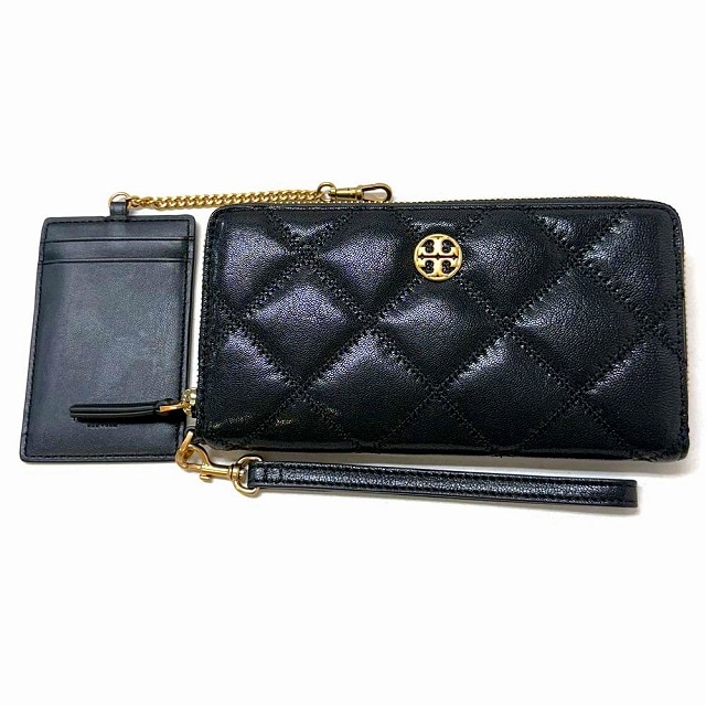 TORY BURCH トリバーチ アウトレット ウィラ IDカードケース付き コンチネンタルウォレット 長財布 168687 001
