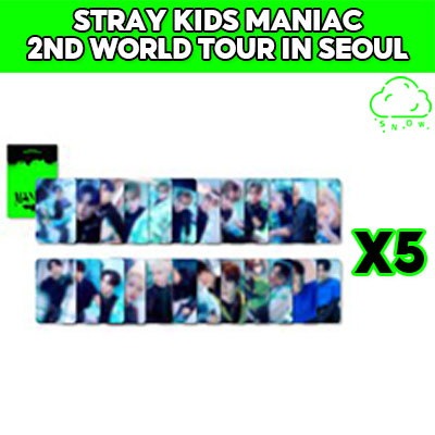再発送 即日発送 StrayKids Tour MANIAC in SEOUL RANDOM PHOTOCARD X5