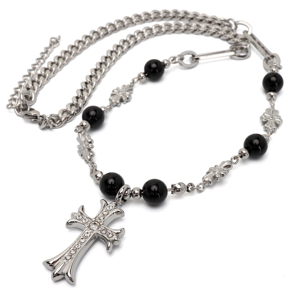 ステンレス デザインチェーンネックレス [n996]