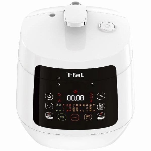 T-fal ティファール CY3511JP ホワイト 電気圧力鍋 3L ラクラクッカー コンパクト 9,702円