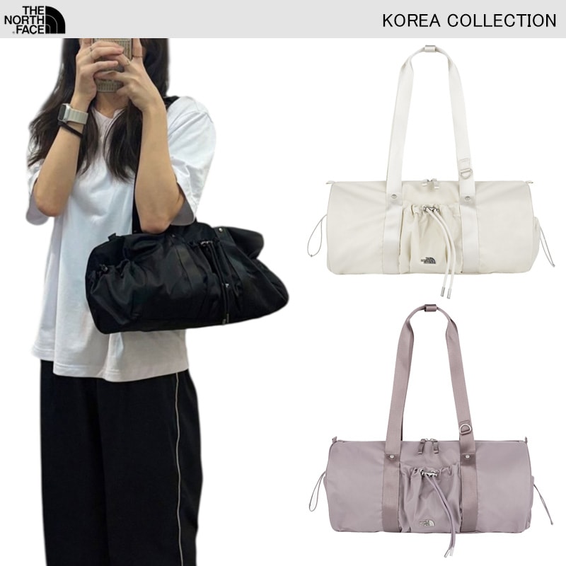 韓国正規品 2WAY ユニセックス シャーリング ジッパー ボストンバッグ ショルダーバック [3カラー] 韓国ファッション