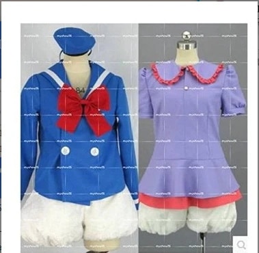 品質いいな新品 ドナルドダック擬人化大人子供コスプレパフォーマンス衣装