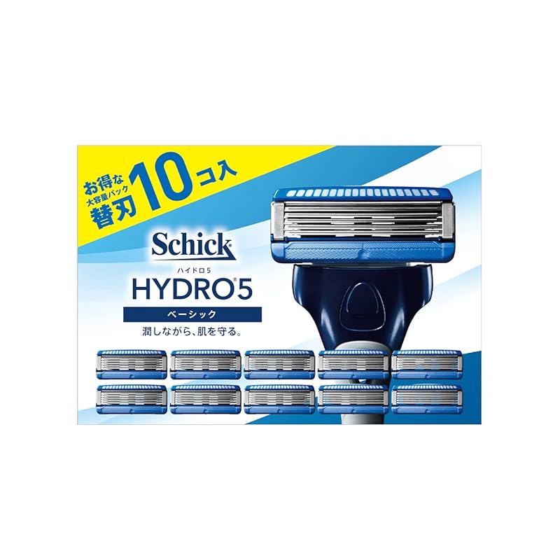 Schick(シック) ハイドロ5ベーシック 替刃(10個入) 髭剃り カミソリ 【Amazon.co.jp限定】