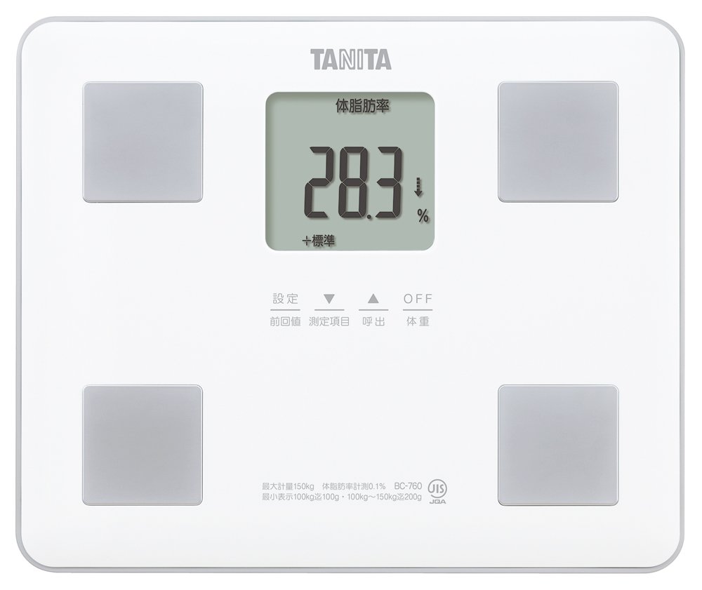 タニタ(Tanita) 体組成計 ホワイト BC-760-WH