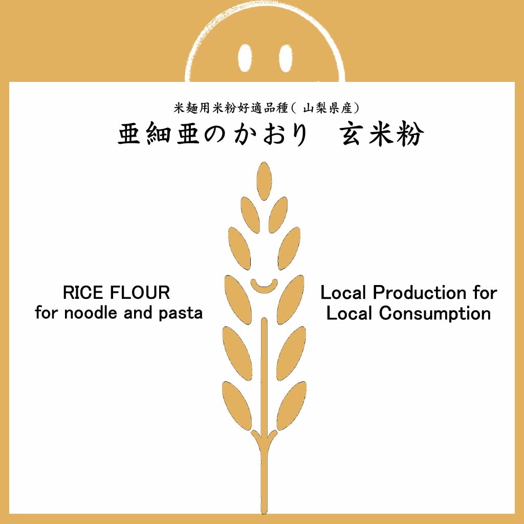 米麺用 玄米粉 亜細亜のかおり （山梨県産） 20kg (10kgx2)