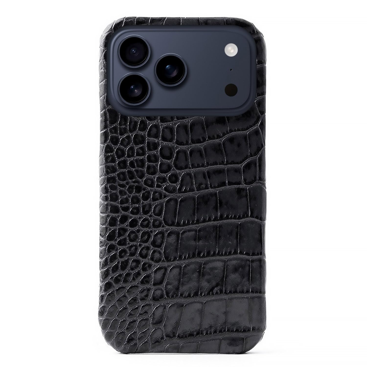 ABBI SIGNATURE iPhone 17 Pro Max 用 ケース 日本製 イタリアン本革 LIPARI バックカバー [ MagSafe対応 クロコ型押し ベジタブルタンニンレザー 革職人