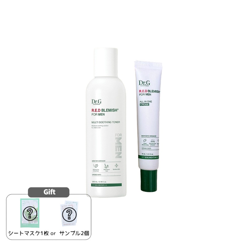 レッド ブレミッシュ フォーメン マルチ スージング トナー 200ml (+オールインワン クリーム 30ml)