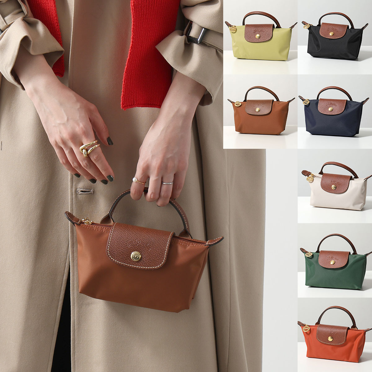 Longchamp ロンシャン ポーチ LE PLIAGE ル プリアージュ 34175 089 レディース ミニバッグ ハンドバッグ 鞄 カラー7色 34175089001