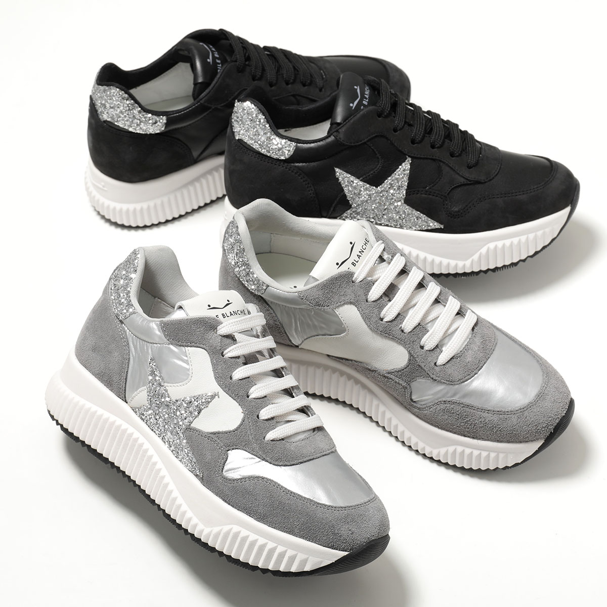 VOILE BLANCHE ボイルブランシェ スニーカー LANA STAR ルナ スター 2018377 レディース ローカット 厚底 シューズ 靴 カラー2色