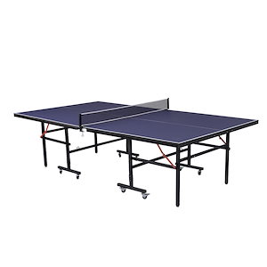【2点購入で150OFF】『今だけ!クーポンご利用激安』卓球台 国際規格サイズ セパレート式 移動キャスター付 専用ネット付 ラケット付 ピンポン球付 折りたたみ 自主練