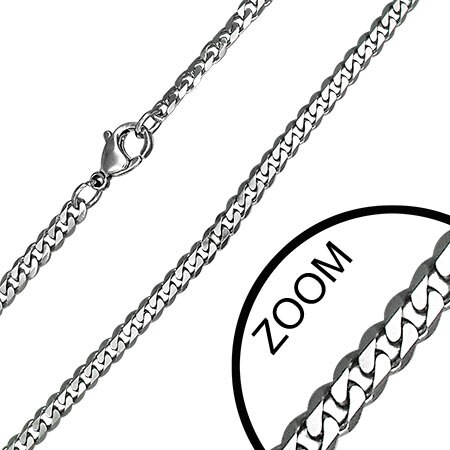 3.7mm喜平チェーン ネックレス 首飾り サージカルステンレス316L アクセサリー 長い 短い ロング ショート 男性 女性 プレゼント 定番 シンプル プレーン stc00cvm057xx