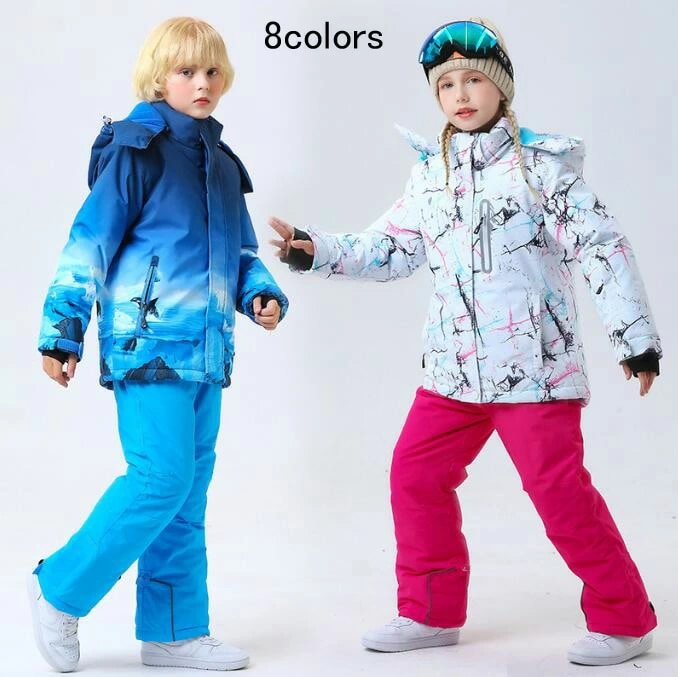 スキーウェア 男の子 女の子 スノボウェア 暖かい 可愛い 上下セット ジャケット パンツ スキーウエア 子供スノーウェア ジュニア 子ども キッズ スノボ 子供用 スノーウエア キッズスキーウェア