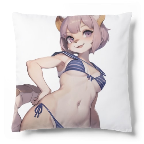 【文字入れ可能受注生産】アルマジロの女の子　ソフィア クッション