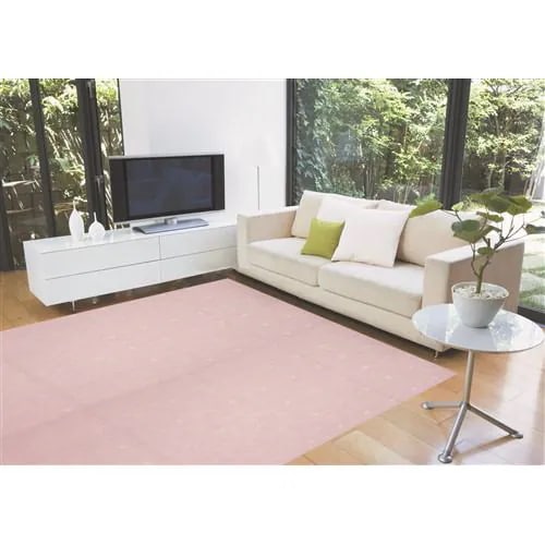 平織カーペット シェルティ4J ローズ 約4.5畳