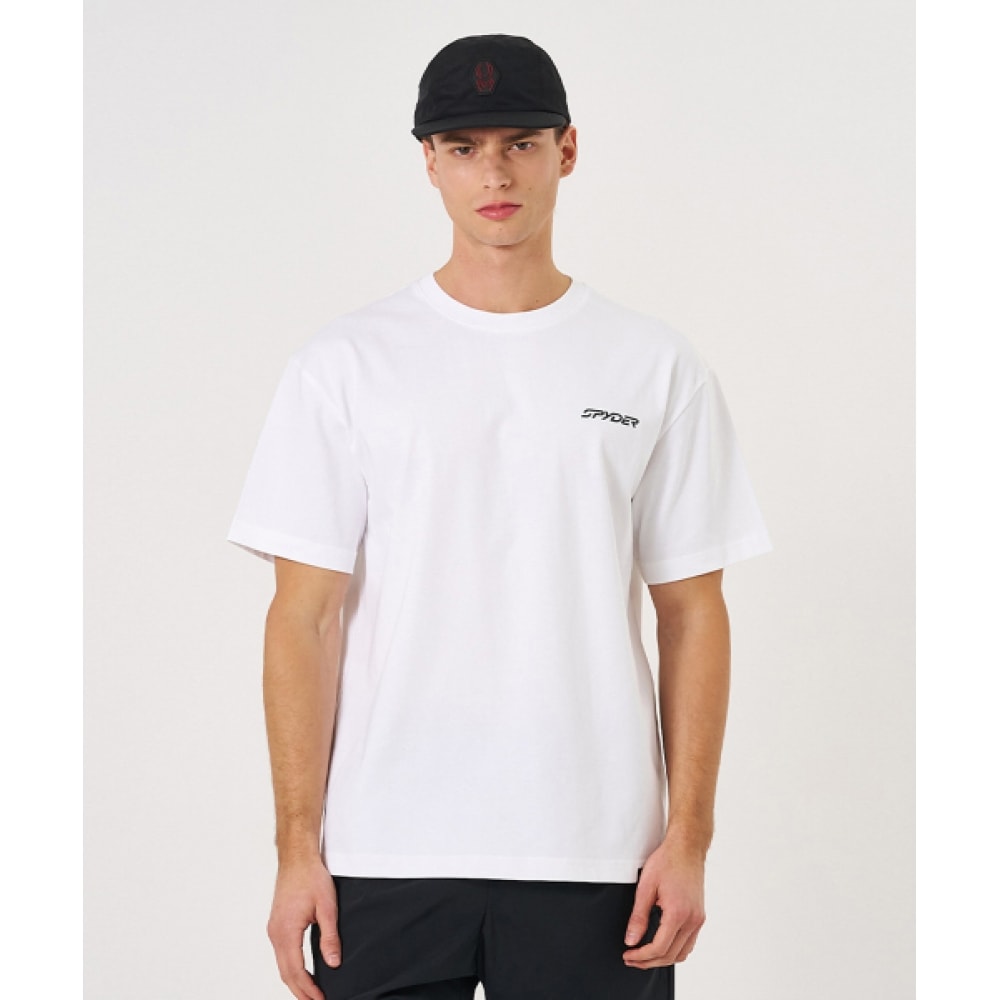 スパイダーメンズ 2パックベーシックショートスリーブ T シャツ SPLMCNRS212MWHT