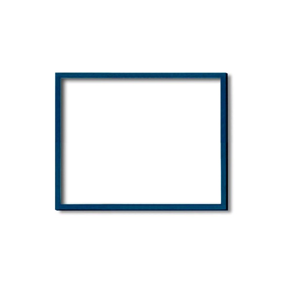 デッサン額縁 額 フレーム ( 大衣サイズ 509×394mm ) ブルー 青 壁掛けひも付き 化粧箱入り 5767