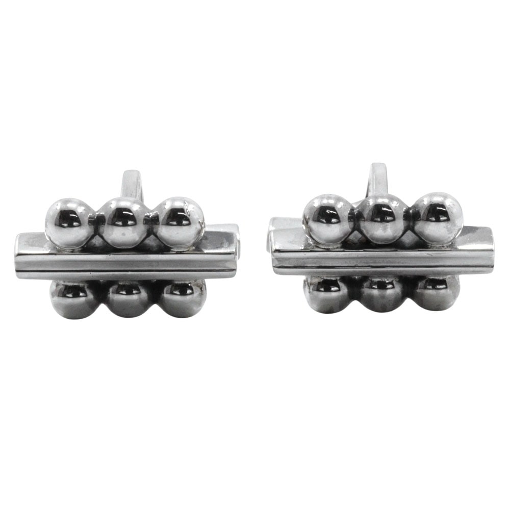 Georg Jensen ジョージジェンセン ＃61 カフス シルバー925 メンズ 中古品 A-ランク