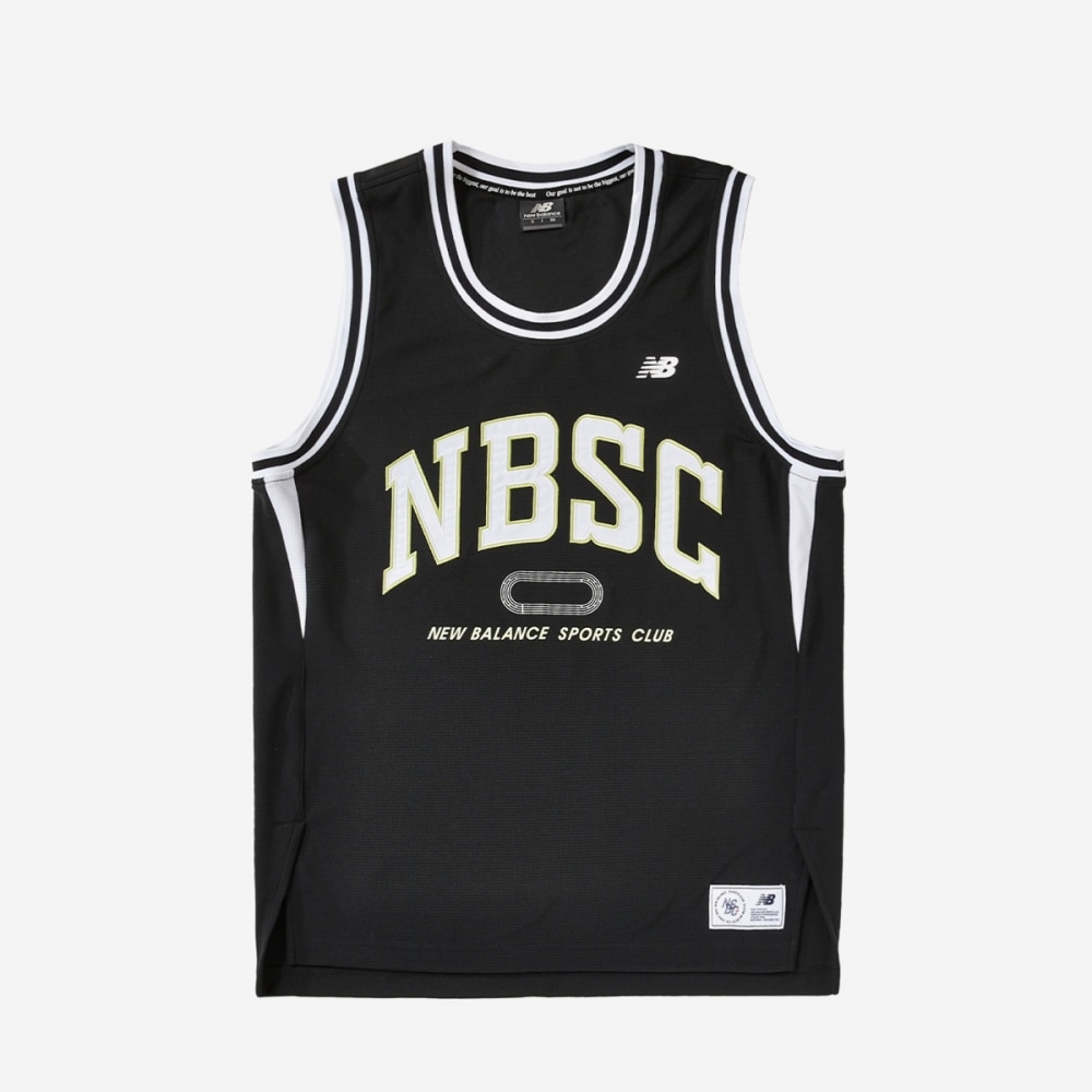 ニューバランスユニ NBSC メッシュノースリーブ NBNGEB2543-(19) ブラック